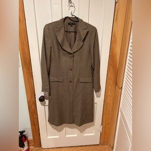 Vintage Trio New York wool trench coat.